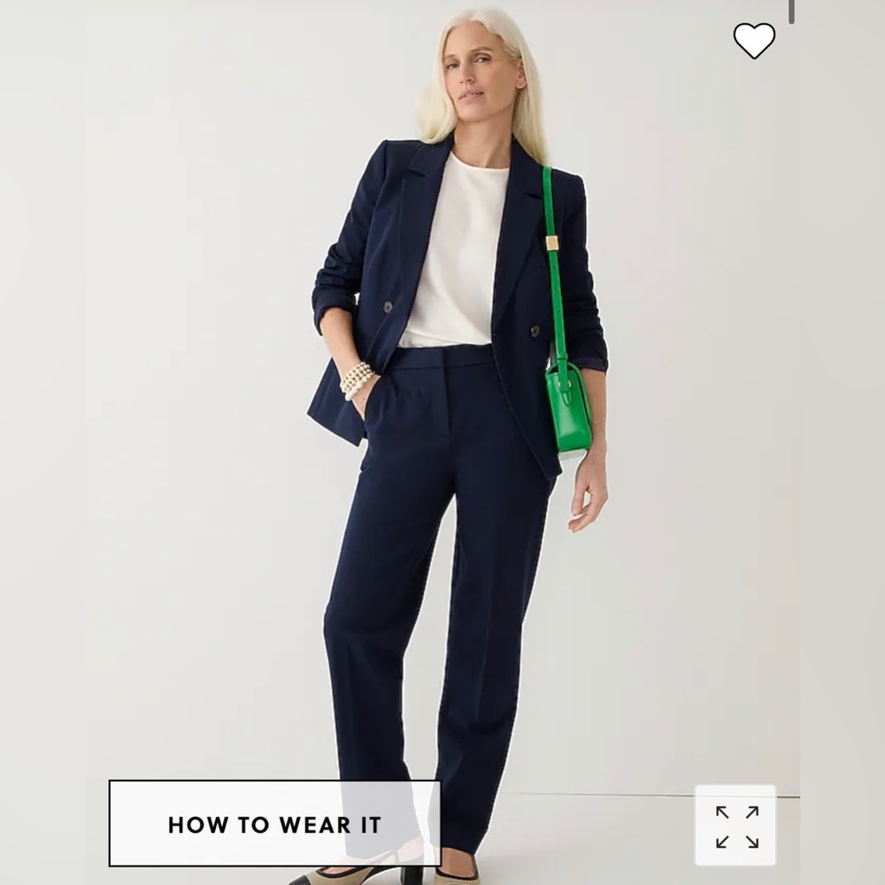 Kate straight-leg pant in bi-stretch cotton